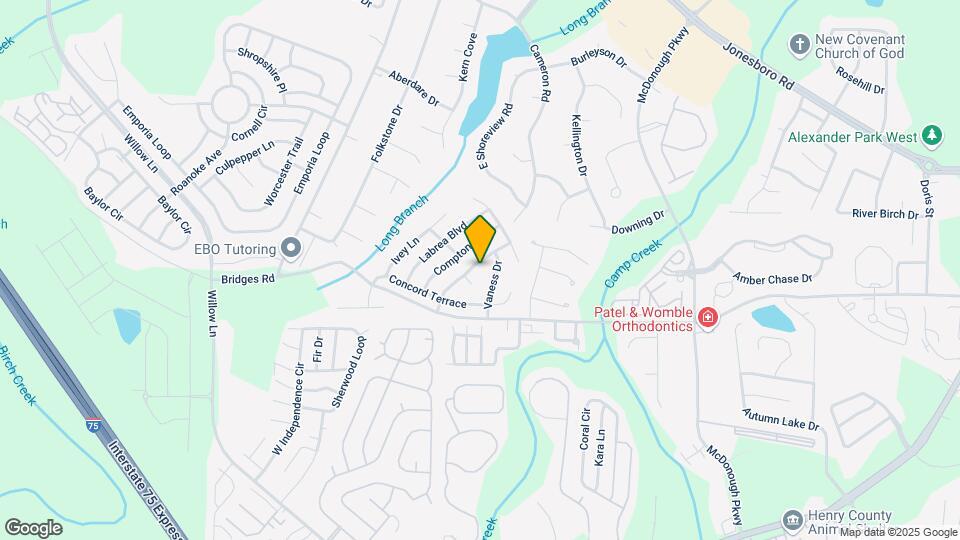 550 Gardinia Dr Map and Location Details