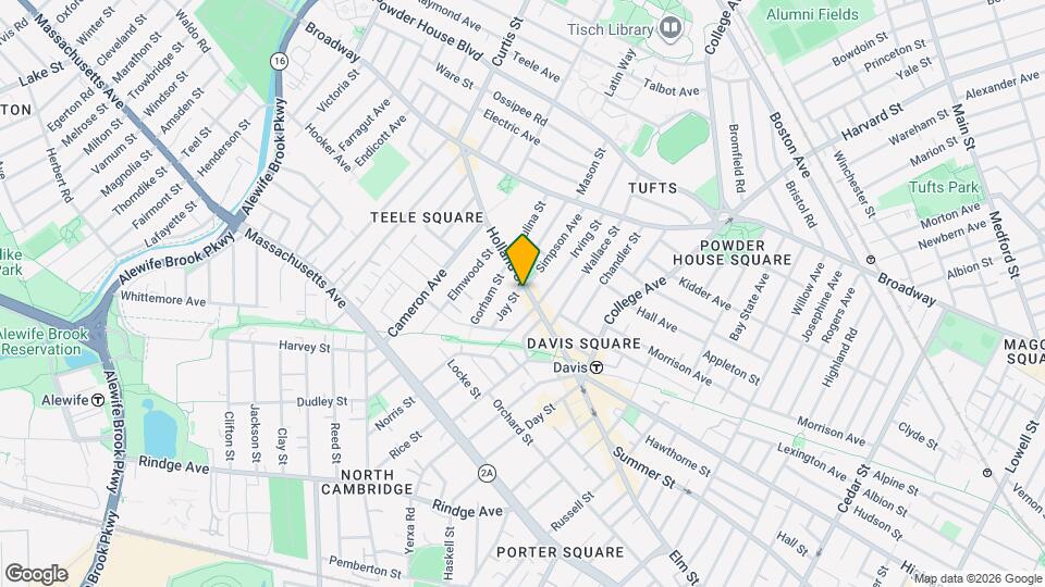 96 Holland St, Unit 1B Map and Location Details