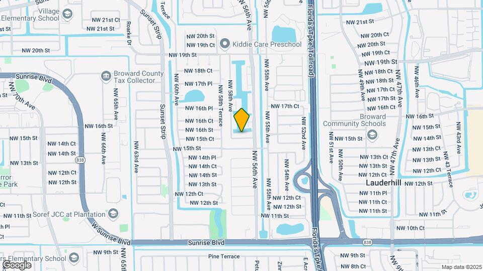 5641 NW 16th St Mapa y Detalles de la Ubicación
