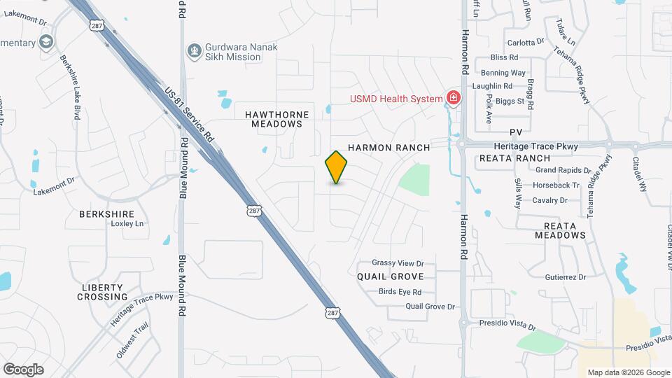 1305 Needle Cactus Dr Map and Location Details