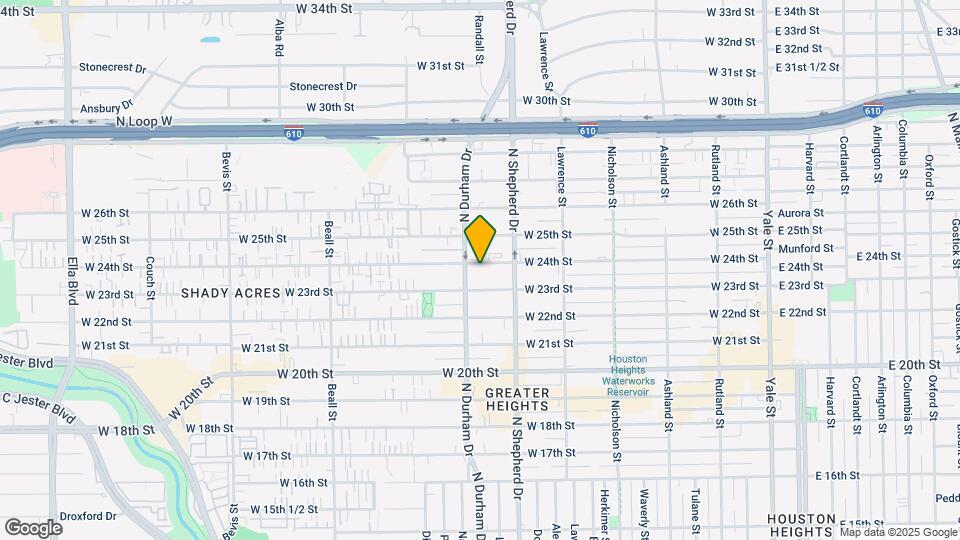 742 W 24th St Map and Location Details