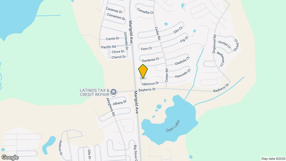 358 Hibiscus Dr Map and Location Details