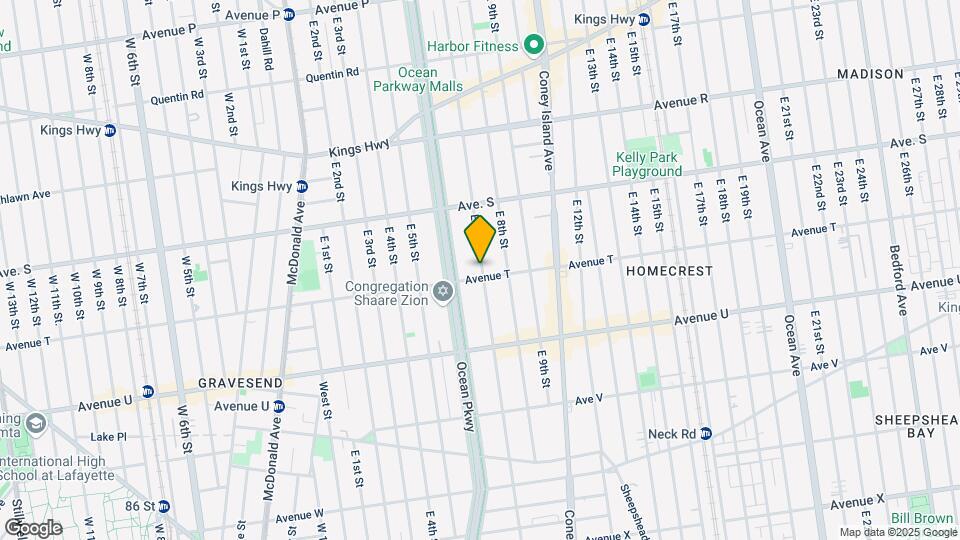 629 Avenue T Mapa y Detalles de la Ubicación