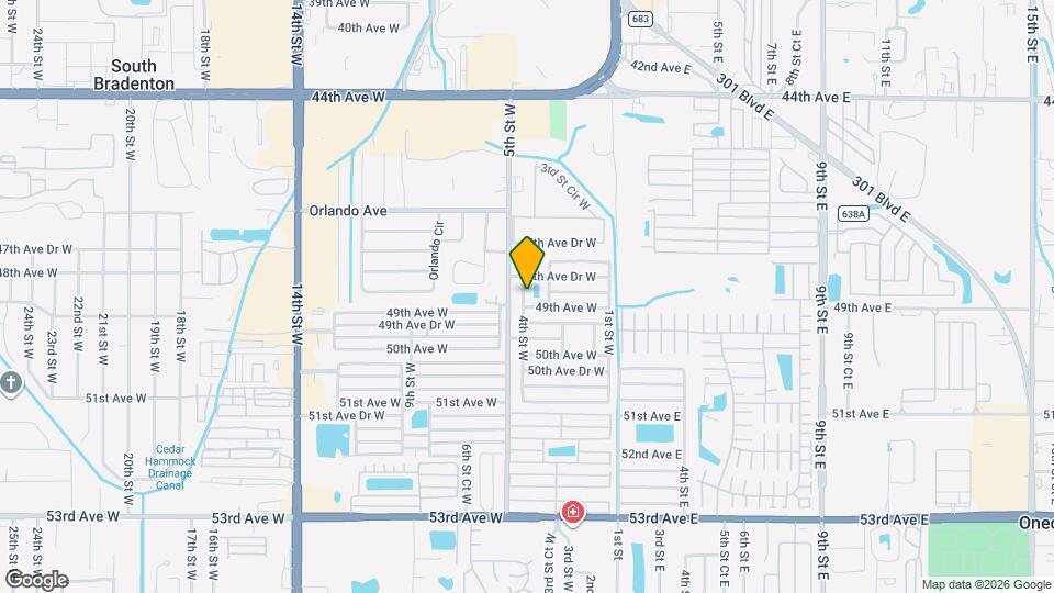 4816 4th St W Map and Location Details