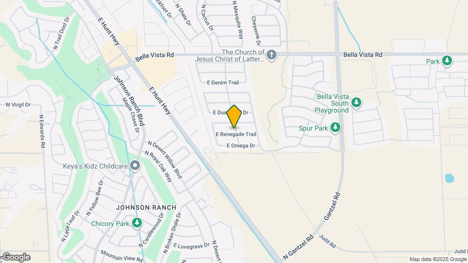 1150 E Renegade Trail Map and Location Details