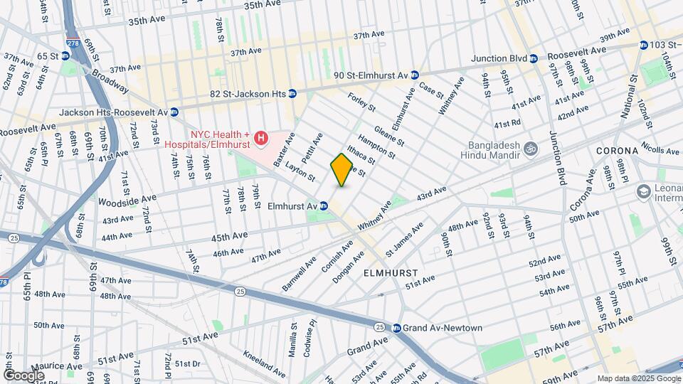 83-30 Vietor Ave Mapa y Detalles de la Ubicación