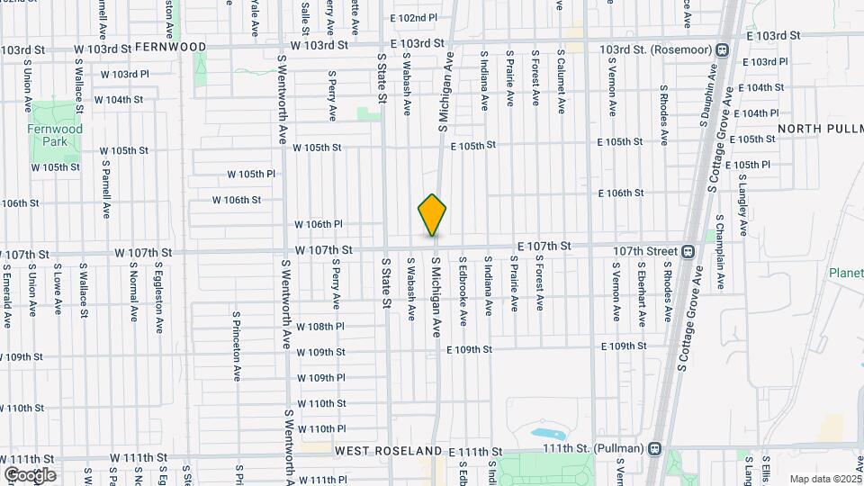 10654-10658 S Michigan Ave Map and Location Details