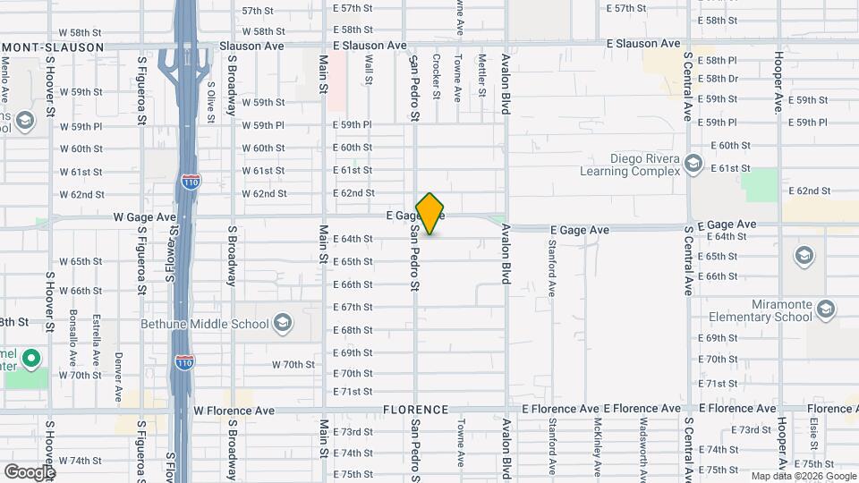 318 E 64th St Map and Location Details