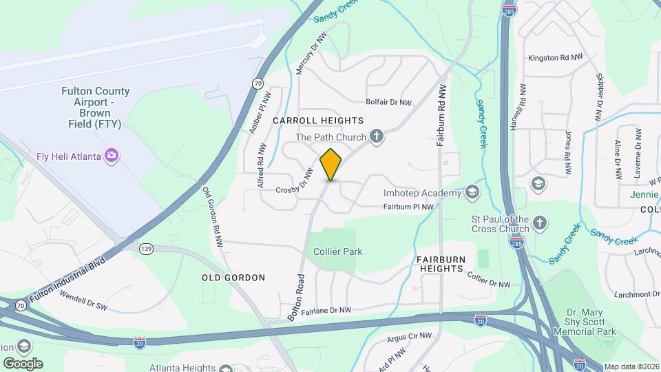 685 Bolton Rd NW Mapa y Detalles de la Ubicación