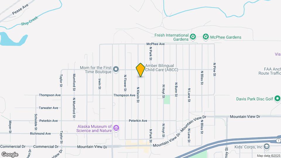 609 N Klevin St Map and Location Details
