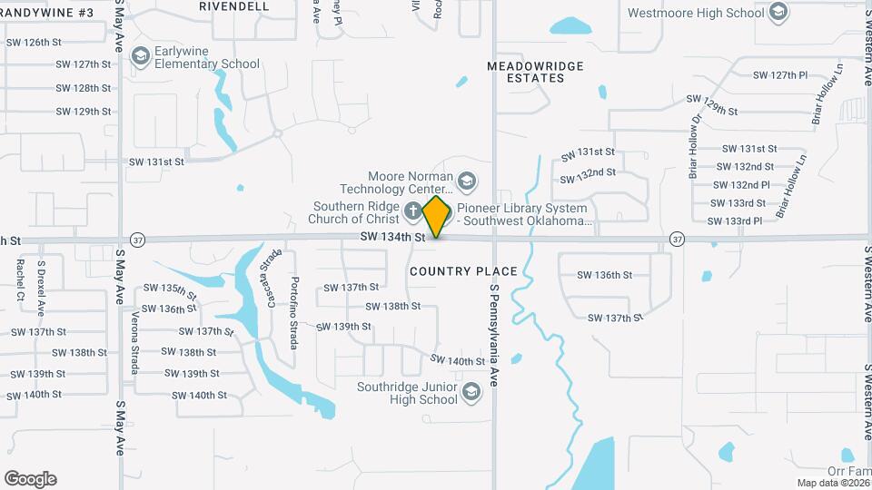 2209 SW 135th Pl Map and Location Details