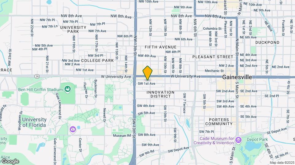 1208 SW 1st Ave Map and Location Details