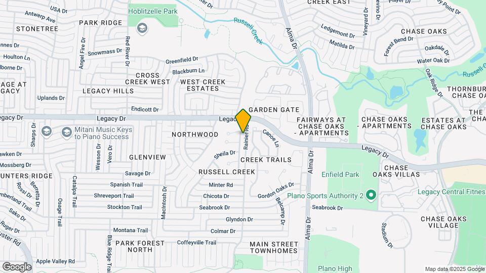 6916 Moccasin Dr Map and Location Details