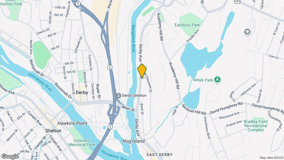 165 Derby Ave, Unit 165 Derby Ave. Derby 06418 CT Mapa y Detalles de la Ubicación