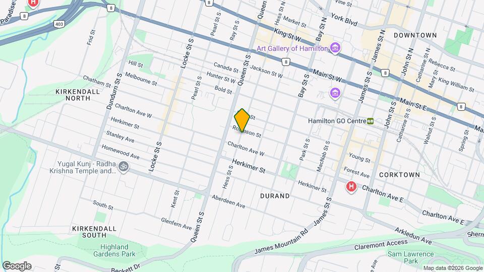 229 Hess St S, Unit 4 Map and Location Details