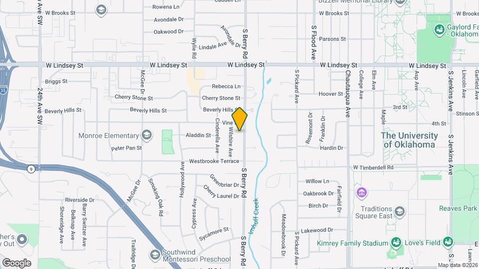 1608 S Berry Rd Map and Location Details