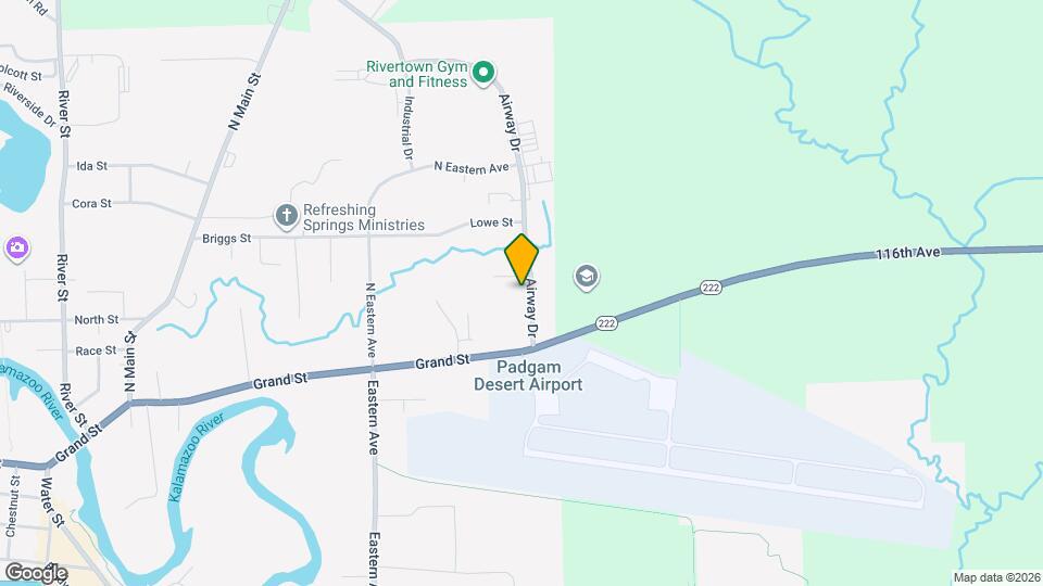 633 Airway Dr Mapa y Detalles de la Ubicación