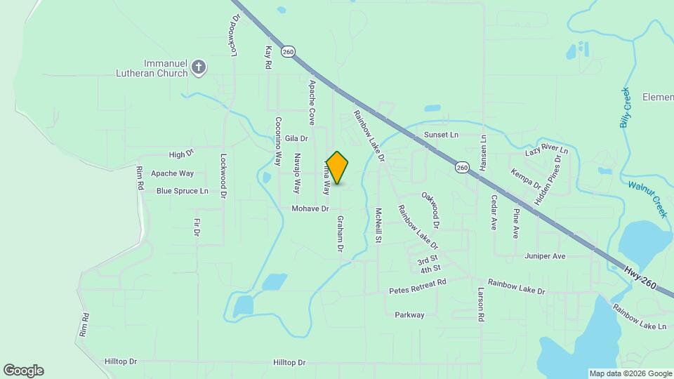 2547 Pima Way Map and Location Details