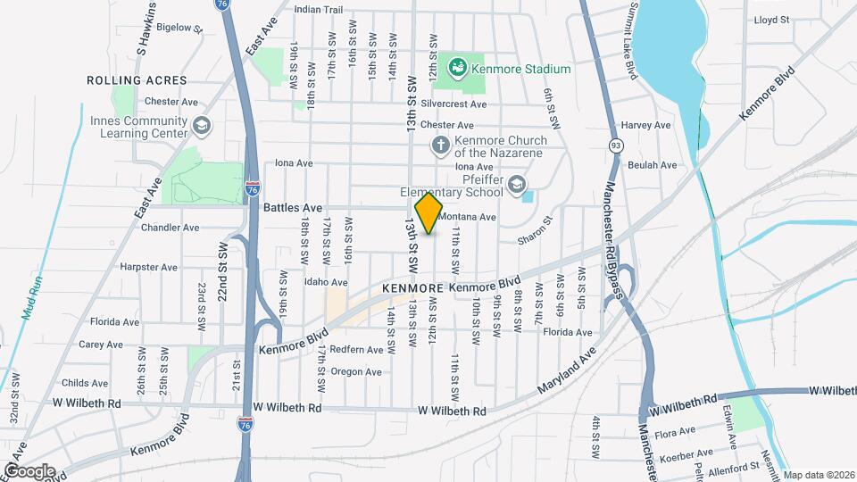 2140 12th St SW Map and Location Details