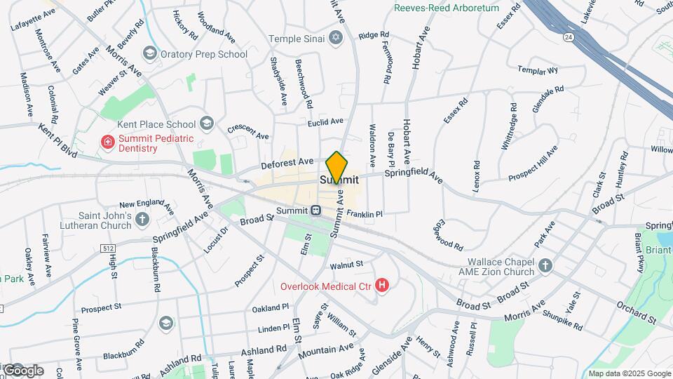 100 Summit Ave Mapa y Detalles de la Ubicación