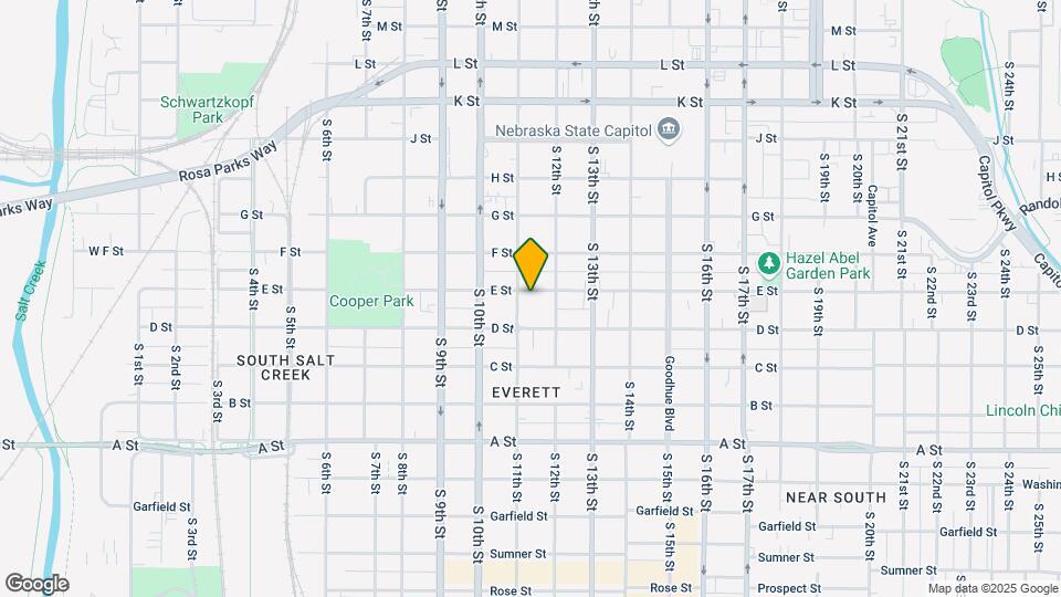 1111 E St Map and Location Details