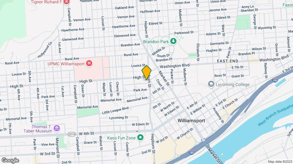 645 Hepburn St Map and Location Details