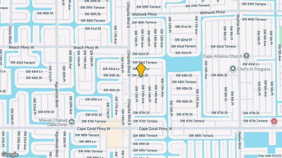 4406 SW 15th Ave Map and Location Details