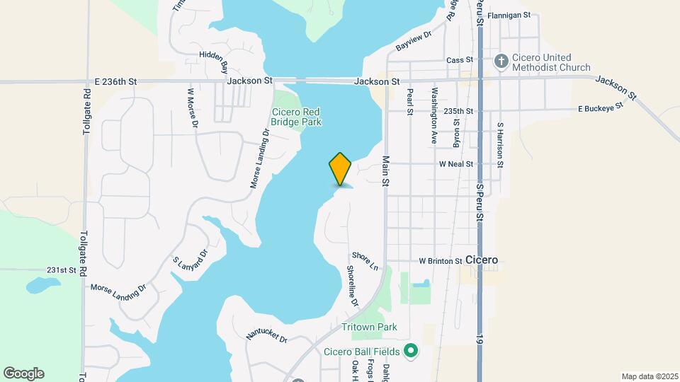 709 Shoreline Dr Map and Location Details
