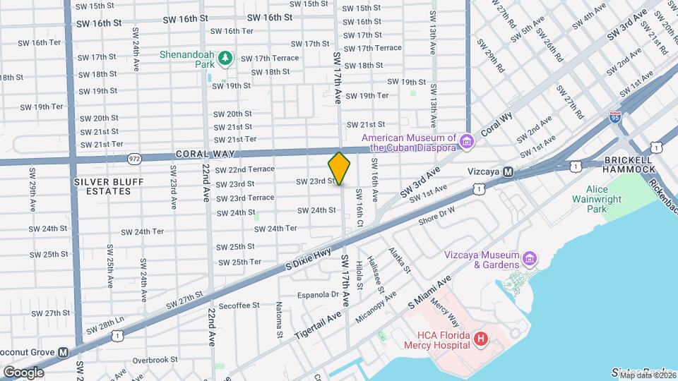 1701 SW 23rd Terrace Map and Location Details