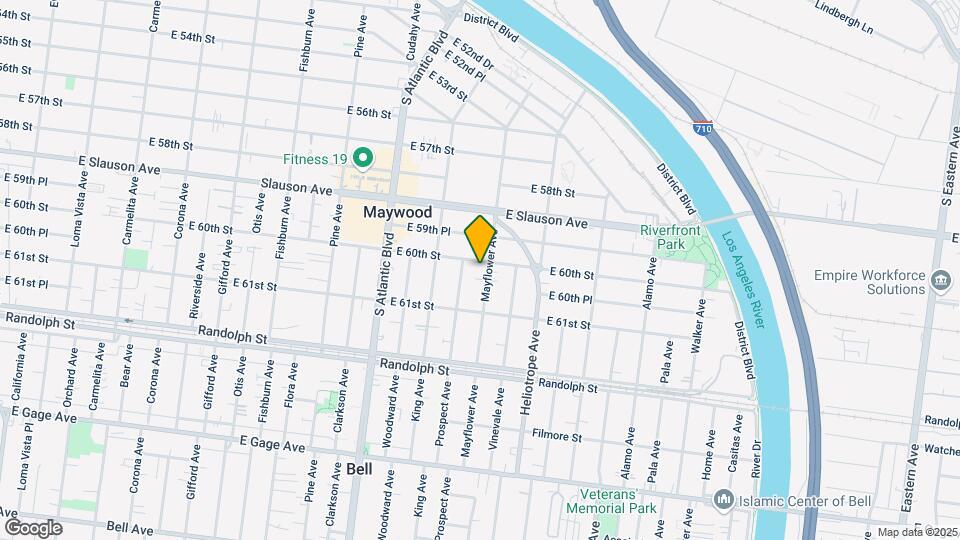 6009 Mayflower Ave Map and Location Details
