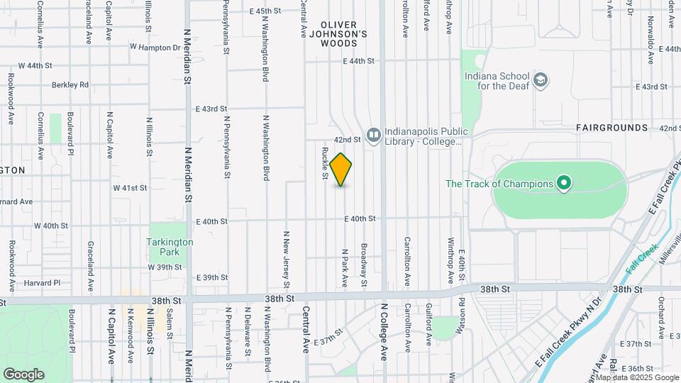 4054 North Park Avenue Map and Location Details