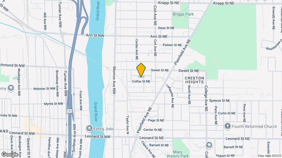 51 Colfax St NE Map and Location Details