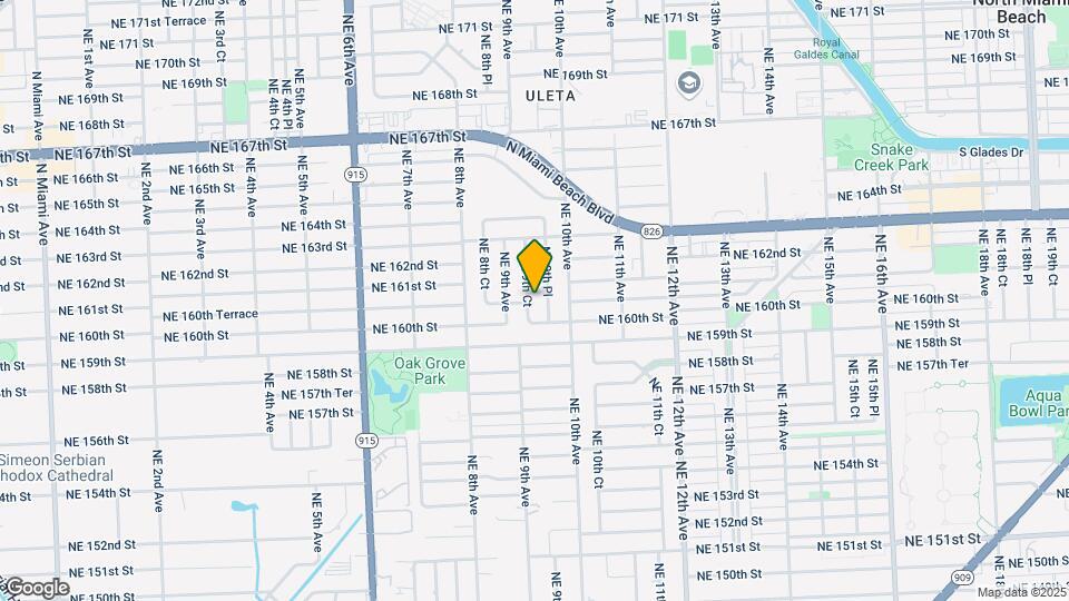 16049 NE 9th Ct Map and Location Details