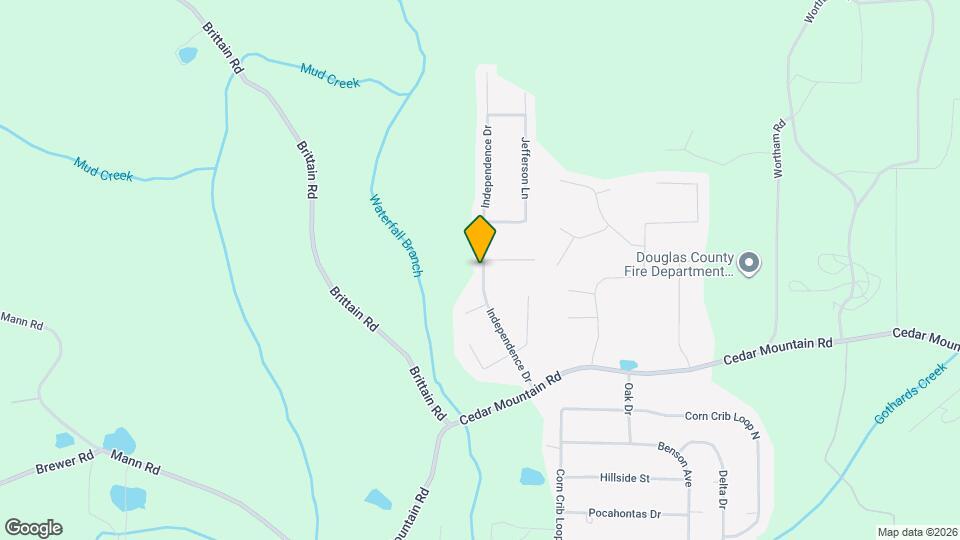 1815 Independence Dr Mapa y Detalles de la Ubicación