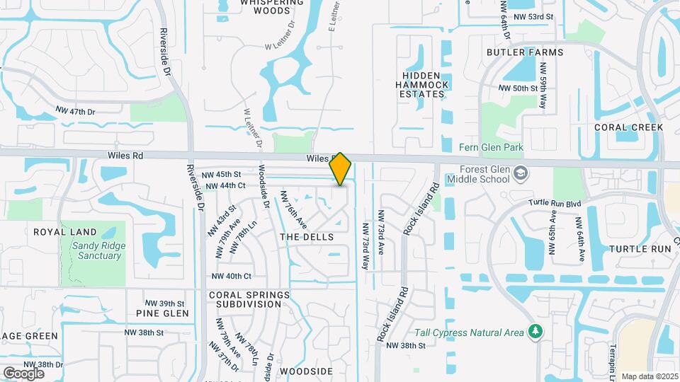 7502 NW 44th Ct Map and Location Details