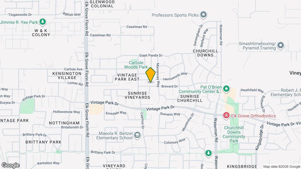 9071 Brevard Dr Map and Location Details