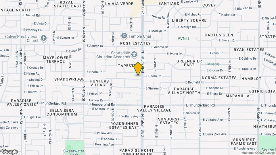 4748 E Redfield Rd Map and Location Details