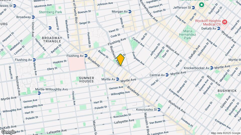 578 Bushwick Ave Map and Location Details