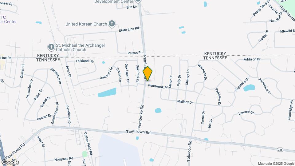 601 Pembrook Pl Map and Location Details