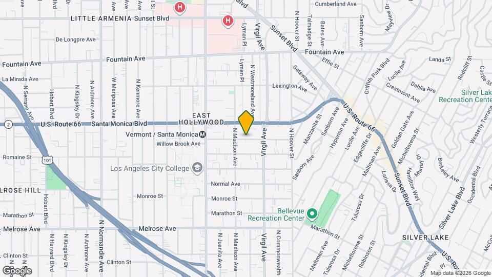 4441 Willow Brook Ave Map and Location Details