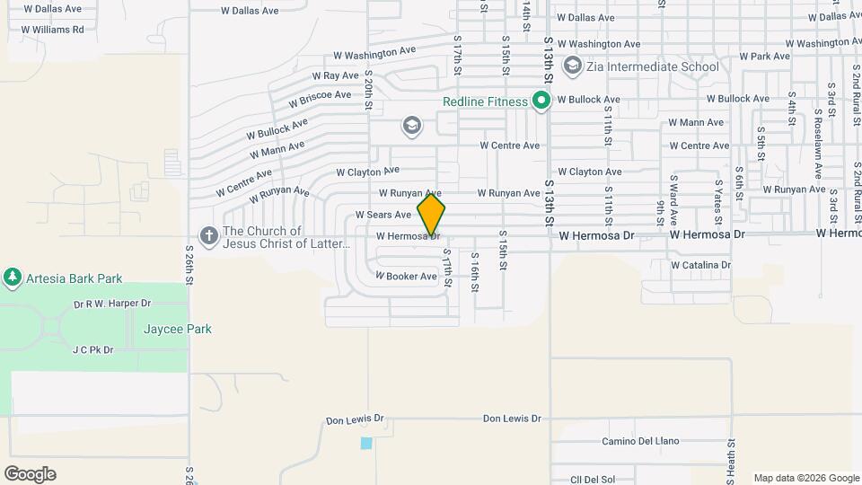 1801 W Hermosa Dr Map and Location Details