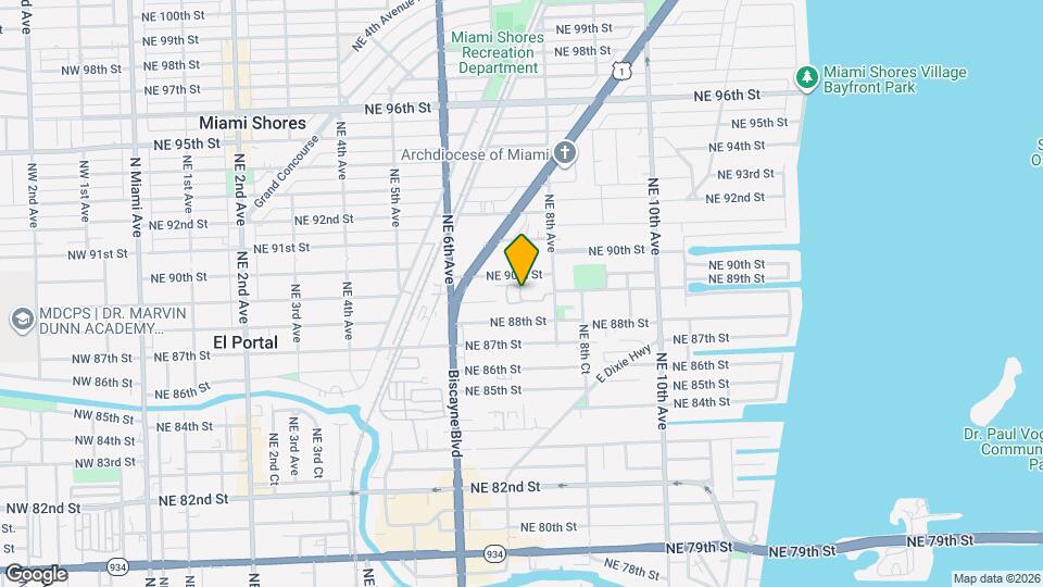 754 NE 90th St Mapa y Detalles de la Ubicación
