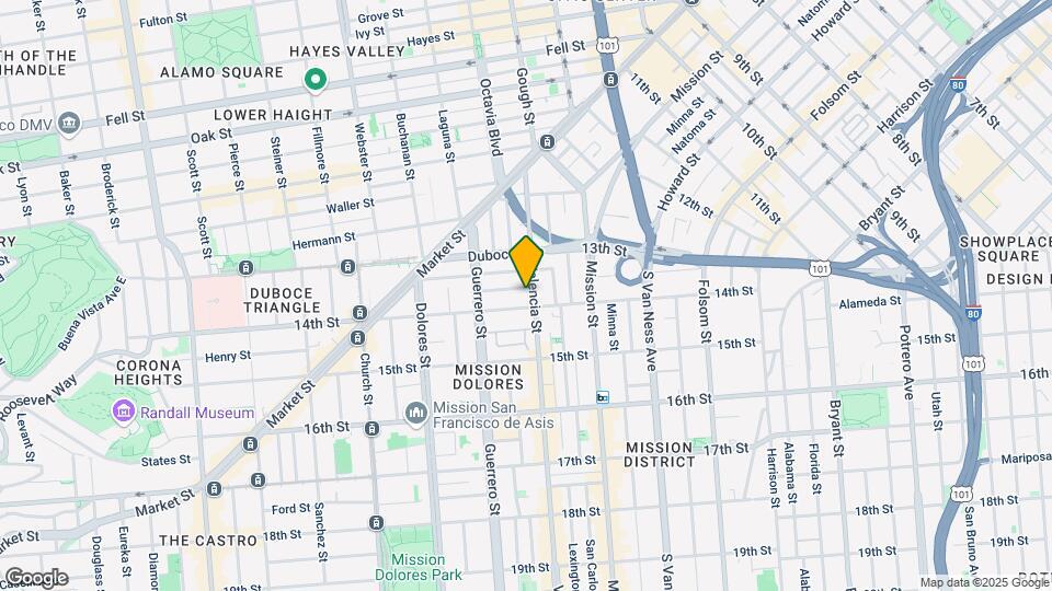 270 Valencia St Map and Location Details