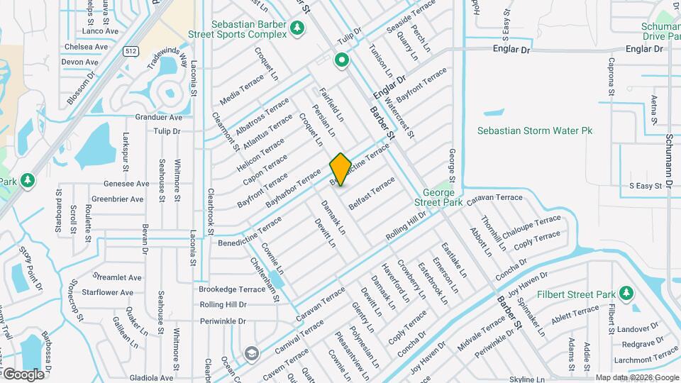 597 Breakwater Terrace Map and Location Details