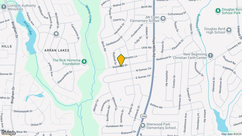 5215 Redwood Dr Map and Location Details