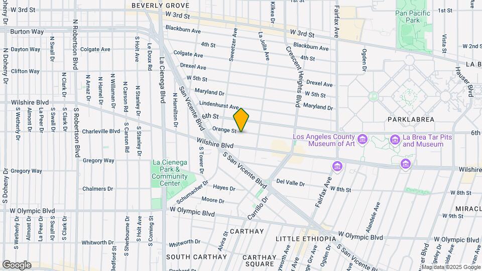 6440 Orange St Mapa y Detalles de la Ubicación