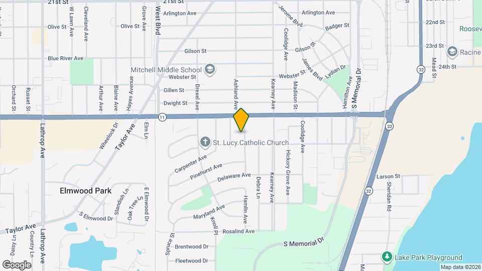 3042 Hamlin Ave Map and Location Details