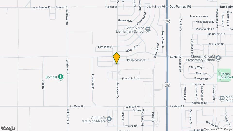 13230 Mesa View Dr Map and Location Details