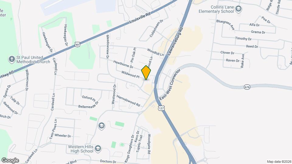 415 Ridgewood Ln Map and Location Details
