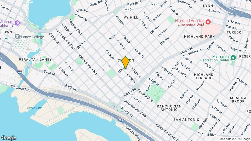 1122 E 17th St Mapa y Detalles de la Ubicación